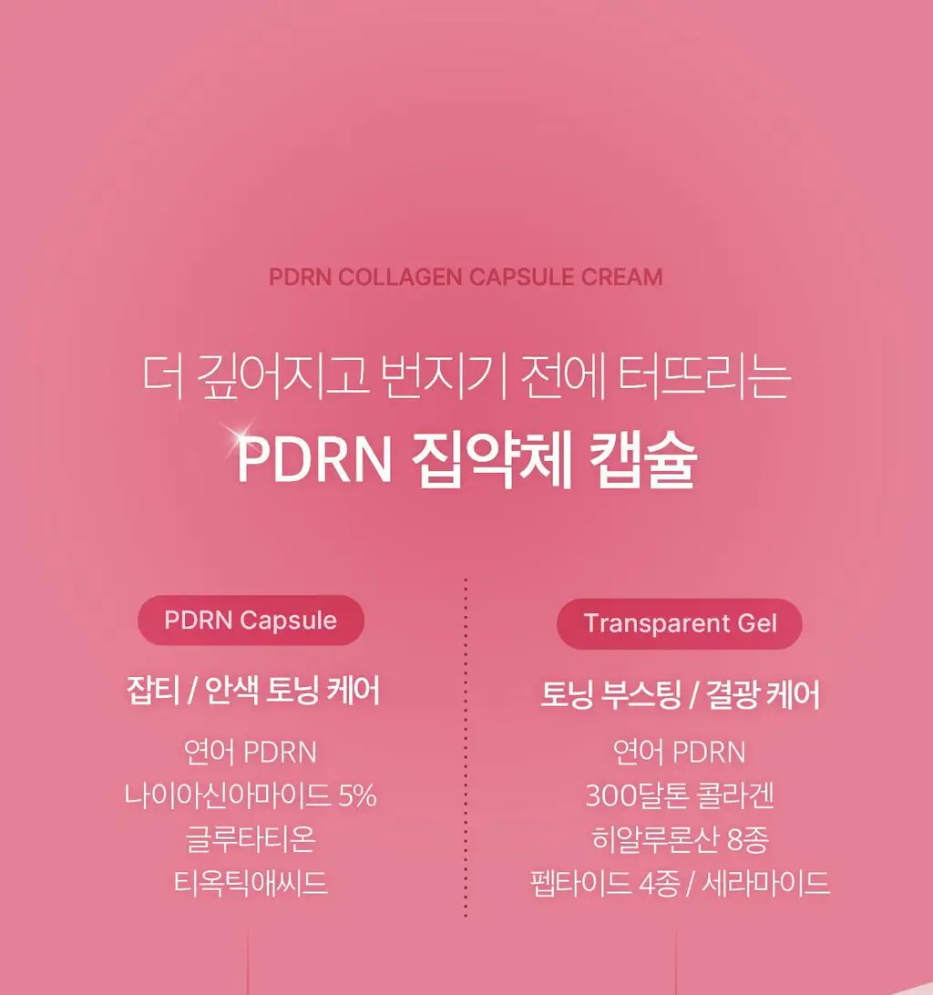 [여배우광채크림]메디큐브 PDRN 핑크 콜라겐 캡슐크림 55g 기획 (+4.5g*2ea) 상세페이지 8